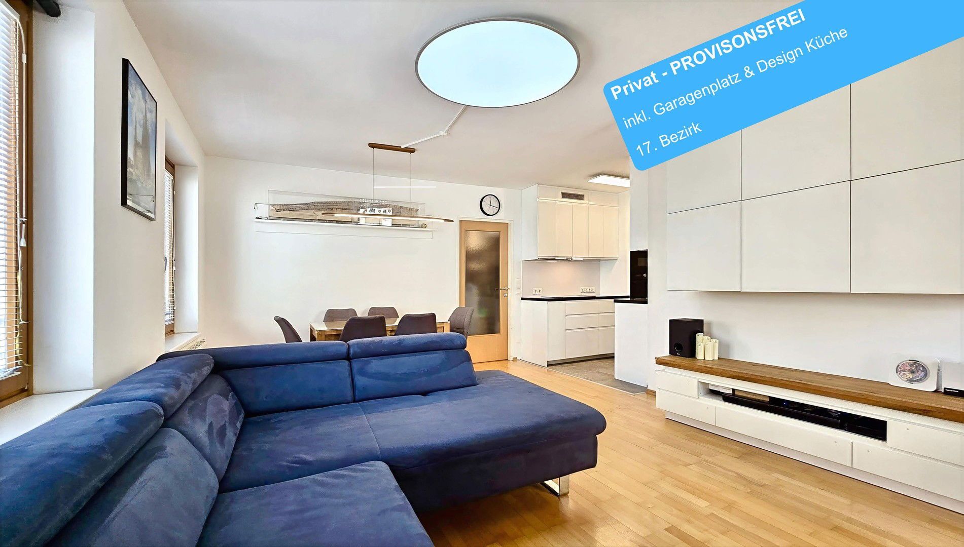 Privat/ Provisionsfrei - 70m² Eigentumswohnung im 17. Bezirk inkl. Garagenplatz & Design Küche