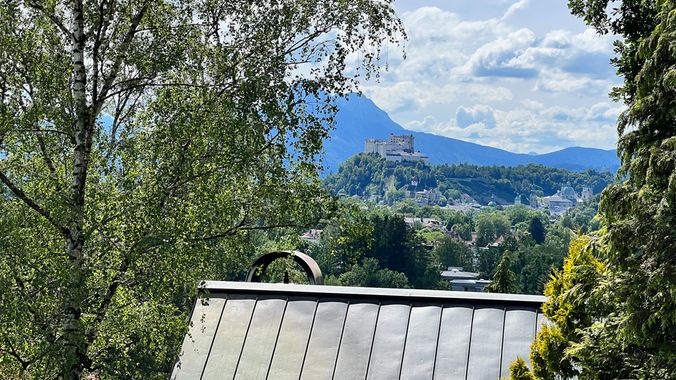 Blick auf die Festung Hohensalzburg