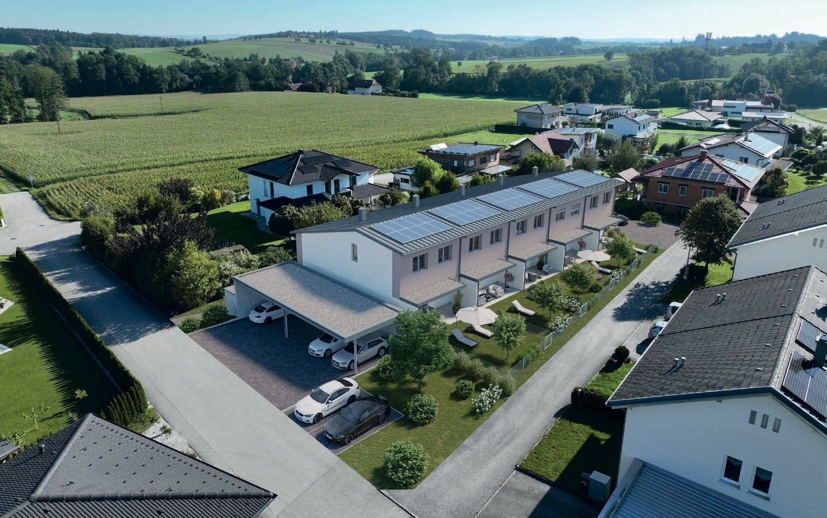 Modernes Reiheneckhaus in Wendling - Mit Top - Finanzierungsmöglichkeiten
