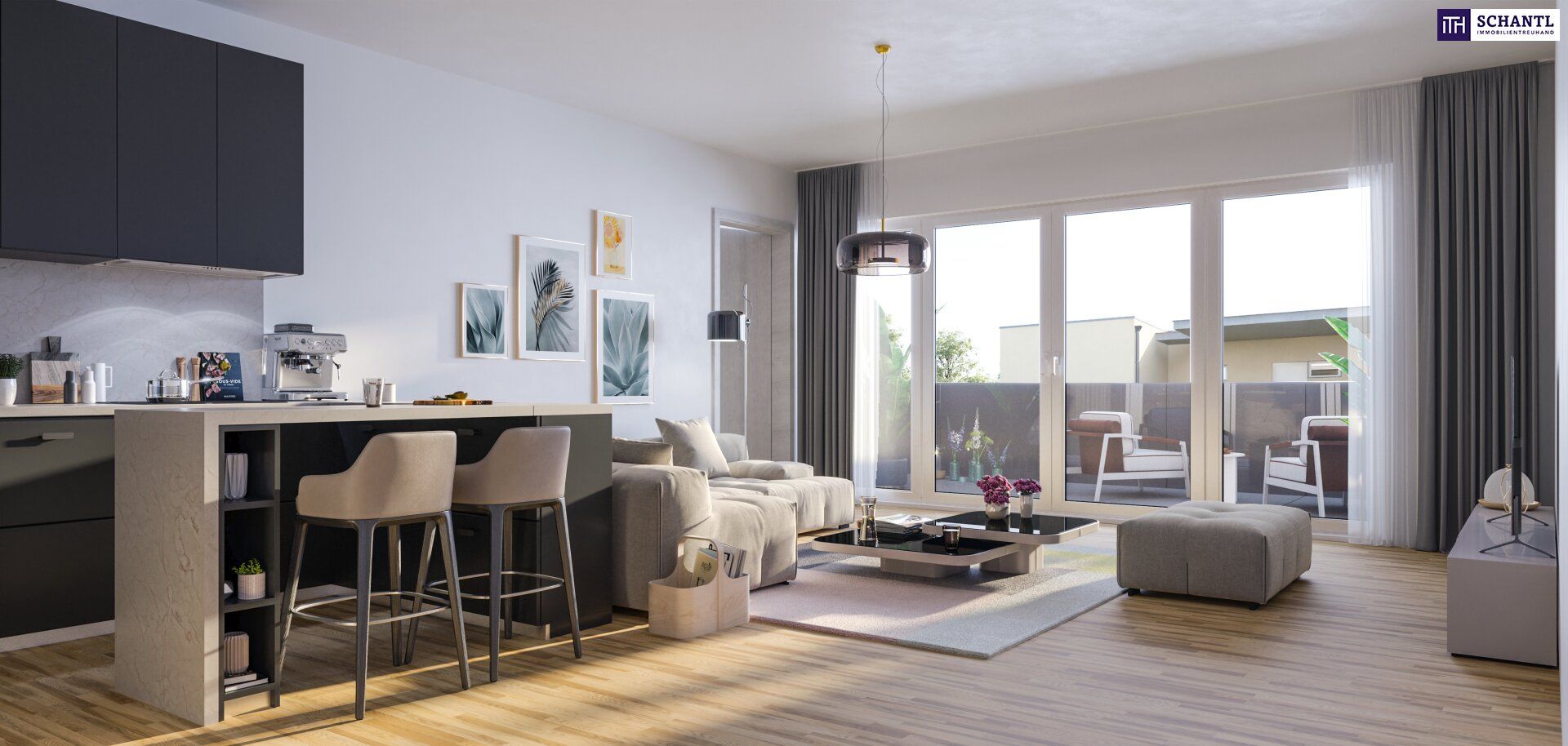 Ein riesengroßes Penthouse mit einer SO-Terrasse und einem W-Balkon in einer ruhigen Sackstraße in 8041 Graz!