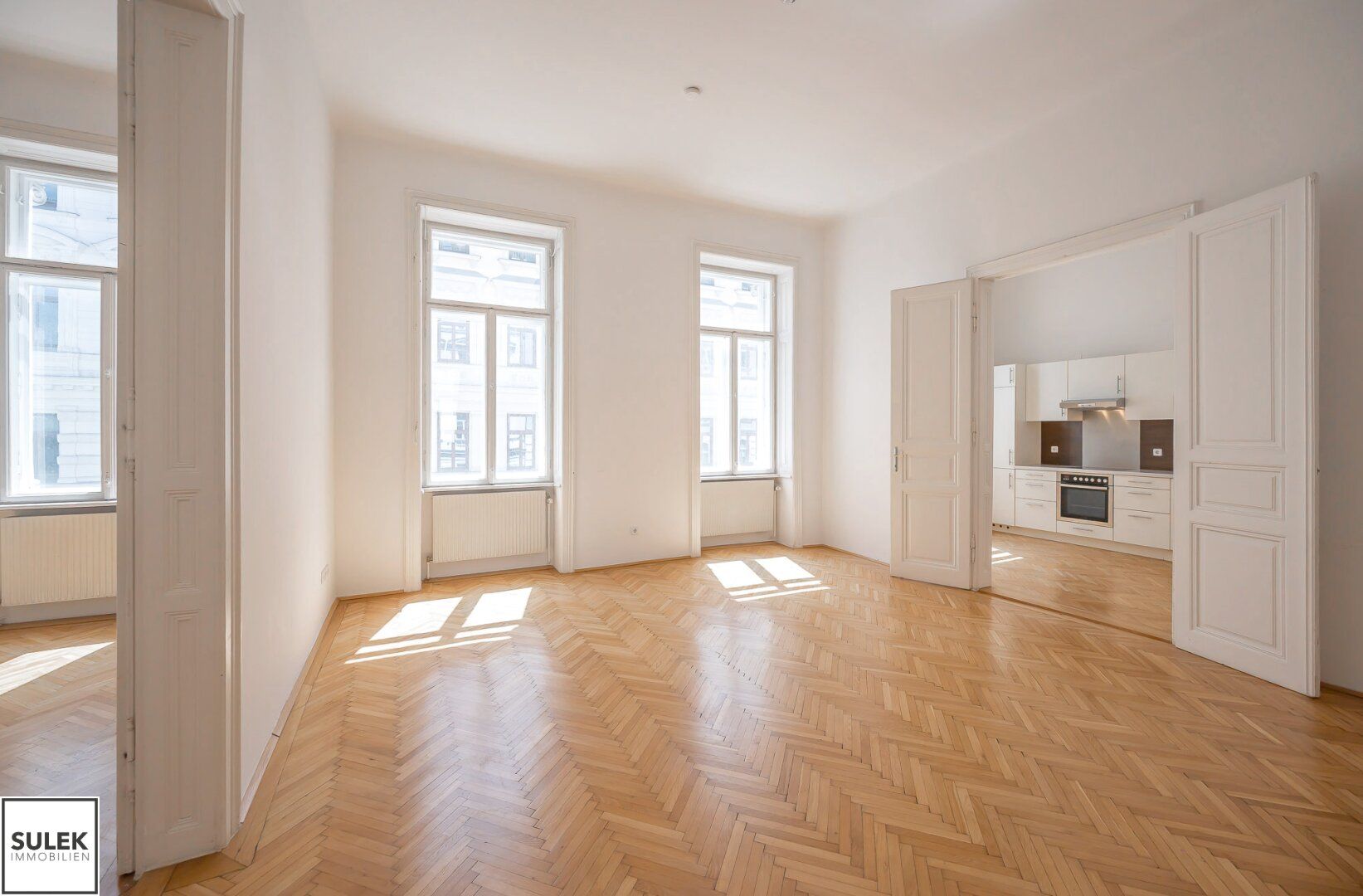 Wohnen beim Schlickplatz in Innenstadtnähe (Schottentor) - gut geschnittene 3 Zimmer Wohnung + separate Küche