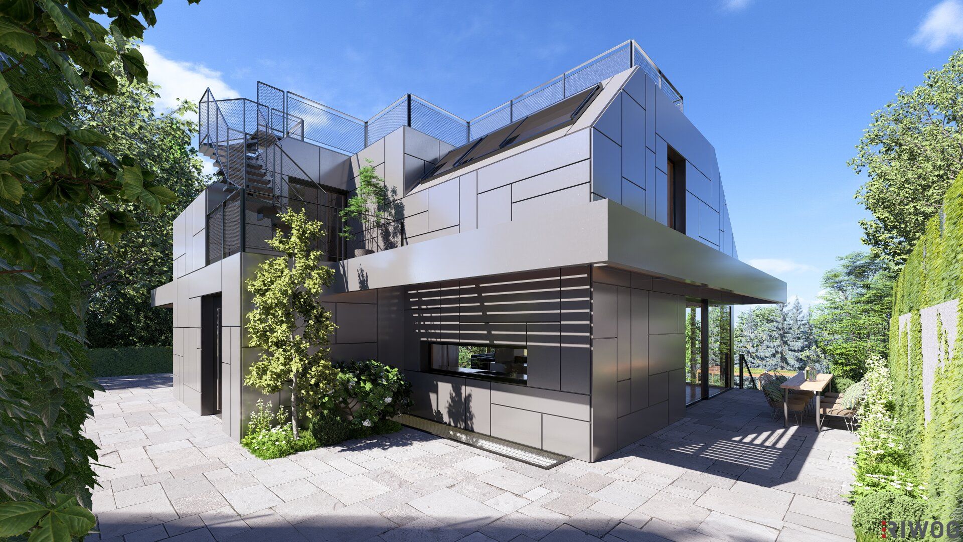 Baubewilligte Villa mit viel Platz in Grünruhelage - Ansicht 4
