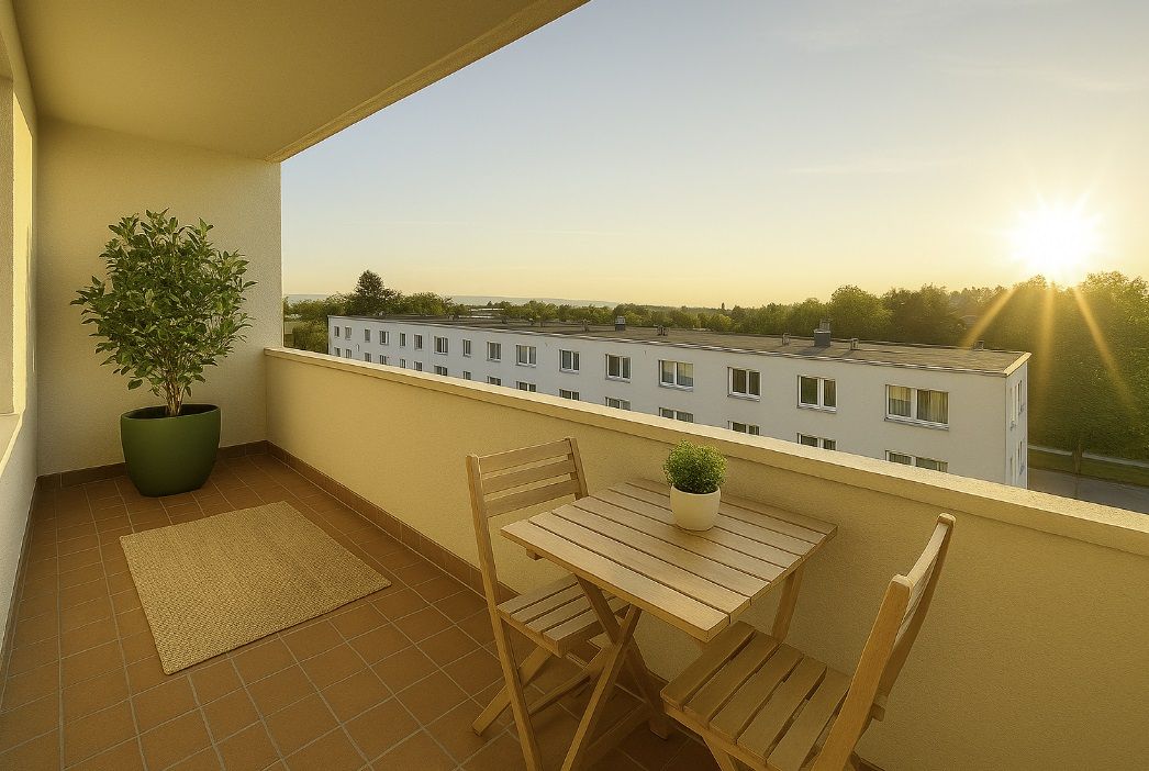 Charmante 1,5-Zimmer-Wohnung mit Loggia und neuer Küche