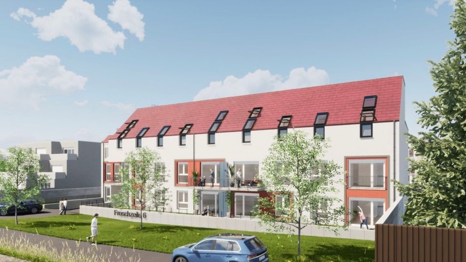 Maisonette Dachgeschoß Wohnung mit Klimaanlage und großer Dachterrasse