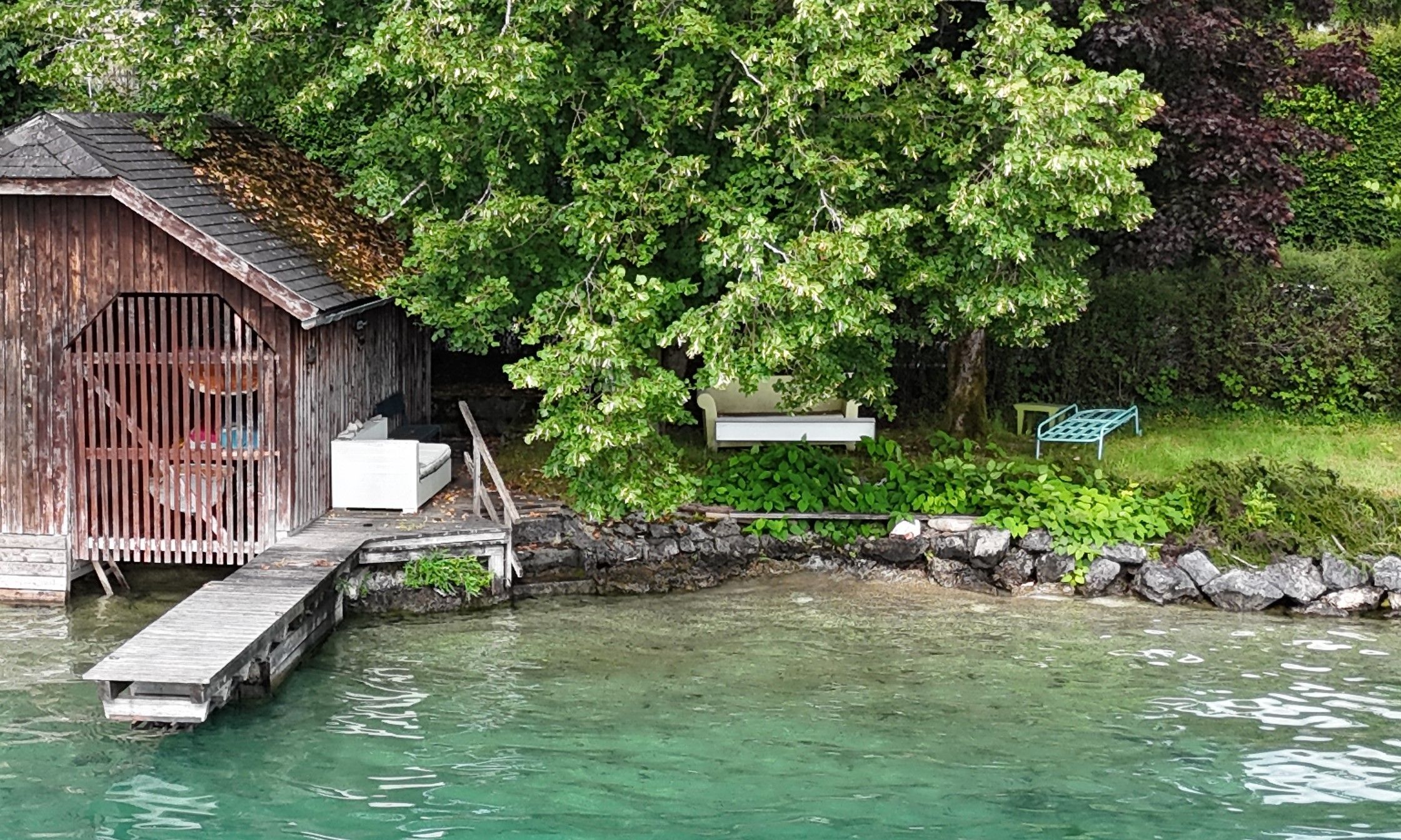 Landhaus mit Bootshütte - Steinbach am Attersee