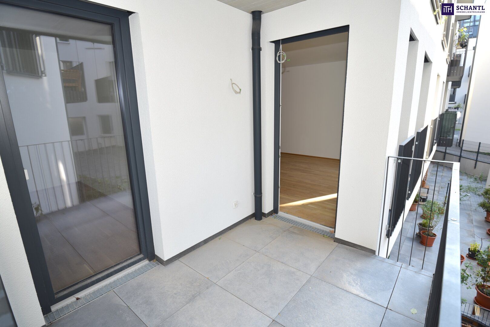 Mega cool! Moderne 3-Zimmer-Neubauwohnung mit Balkon im Erstbezug! Hofruhelage!