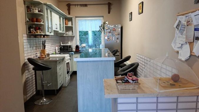 Küche vom Wohnzimmer
