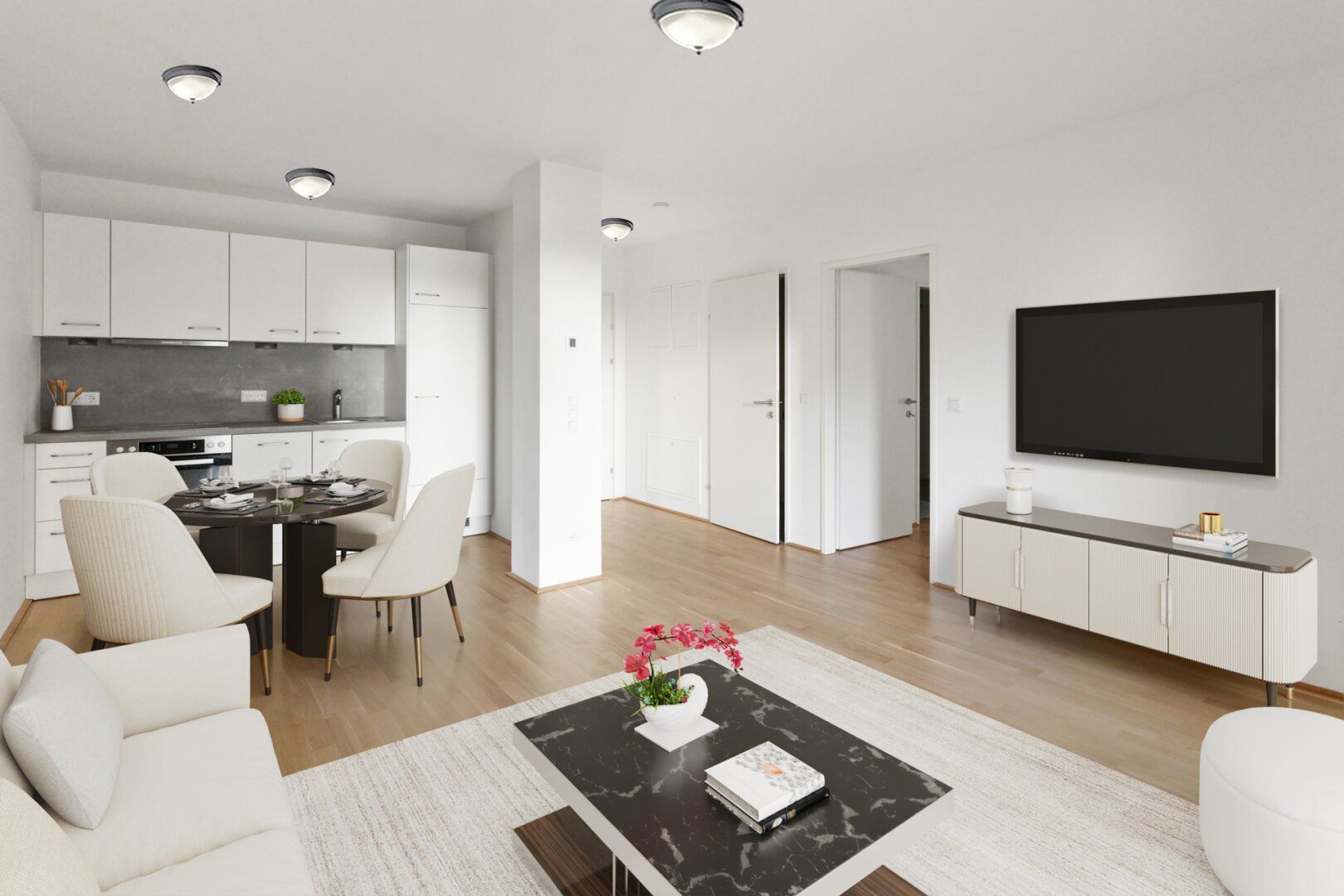Balkon - Innenhofruhelage - Donauzentrum