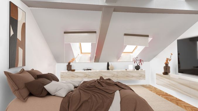 Schlafzimmer virtual Staging