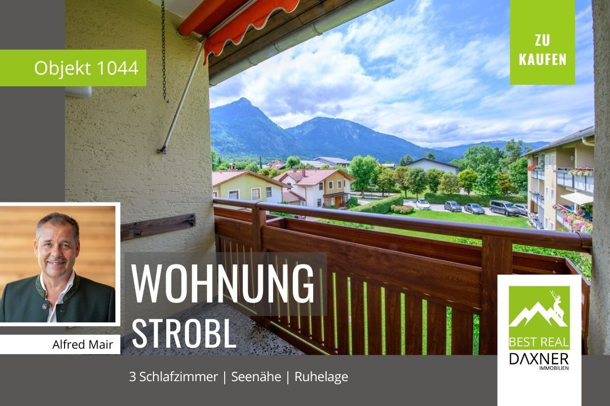 Geräumige 4-Zimmer-Wohnung in ruhiger Grünlage - nur 2 Gehminuten zum Wolfgangsee