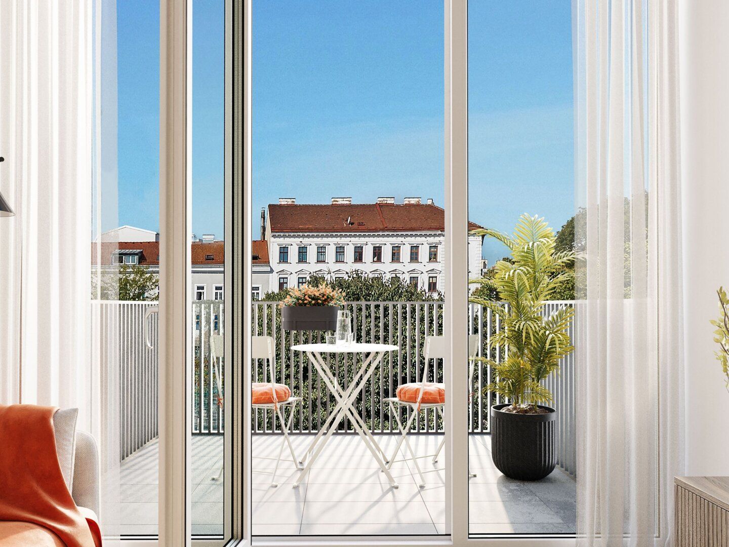 THE ARIK - Aufblühen auf der Parkseite - 2 Zimmer mit Balkon