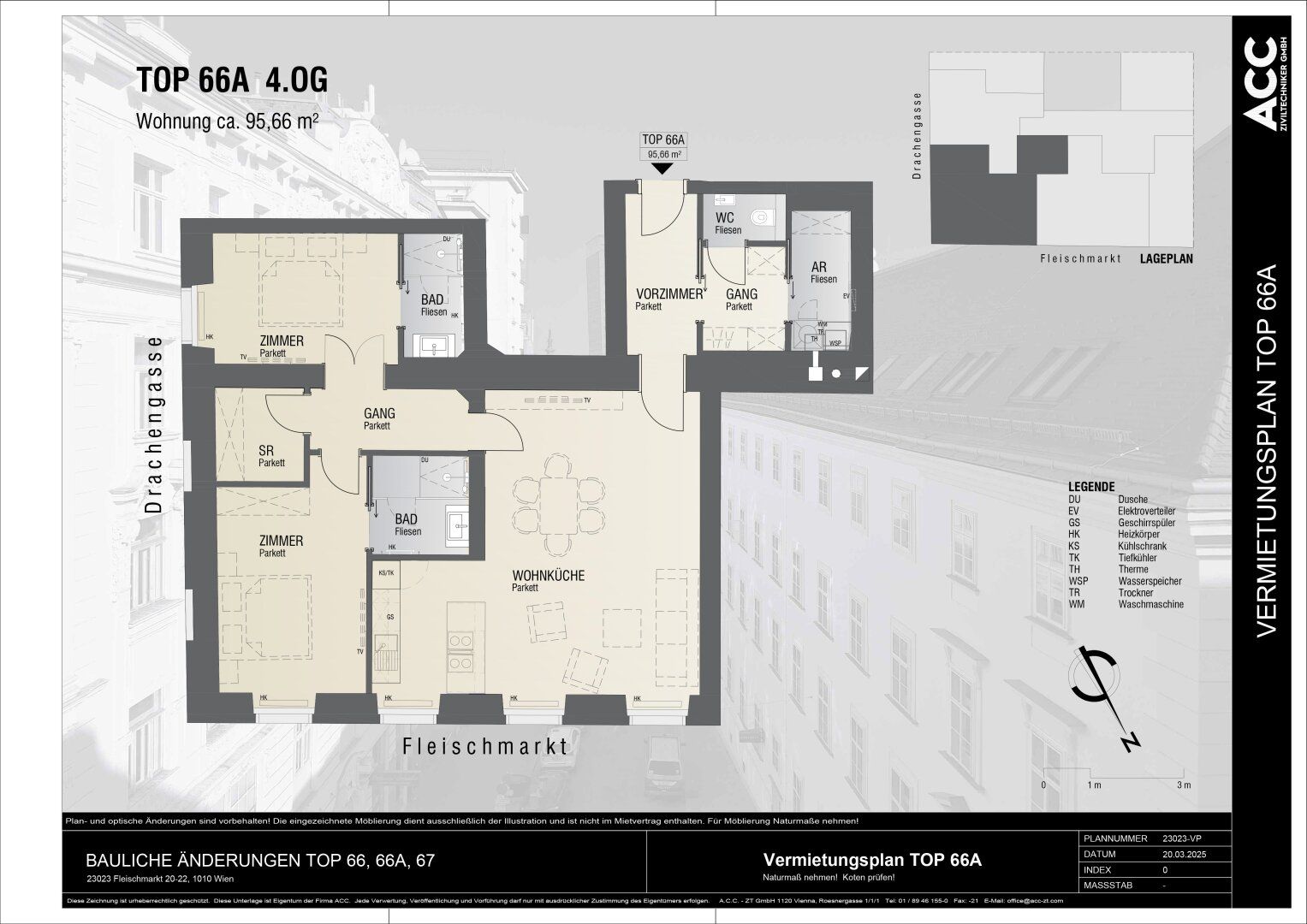1010 Wien: ERSTBEZUG: Hochwertig sanierte 3-Zimmer Wohnung ca. 96qm; 2 Schlafzimmer + 1 Wohn-Essküche; ab 1.8. zu vermieten