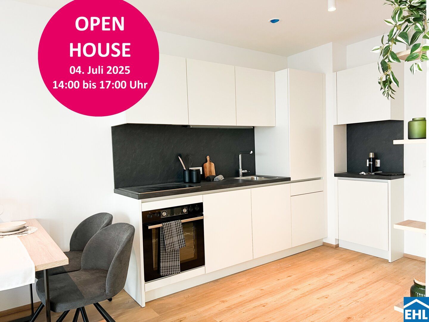 OPEN HOUSE AM FREITAG 04.07 von 14.00 Uhr bis 17.00 Uhr - Bulgariplatz 11 OHNE VORANMELDUNG