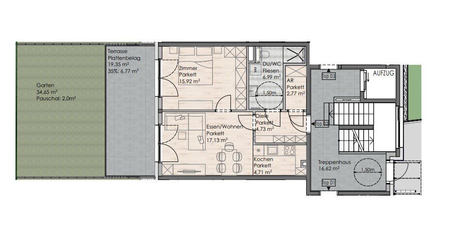 Wohnung – Mattighofen, Bezirk Braunau - Ansicht 2