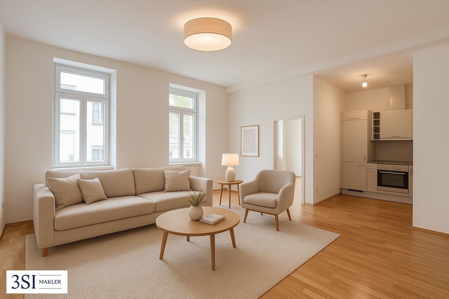 Charmanter 3-Zimmer Altbau in ruhiger Innenhoflage