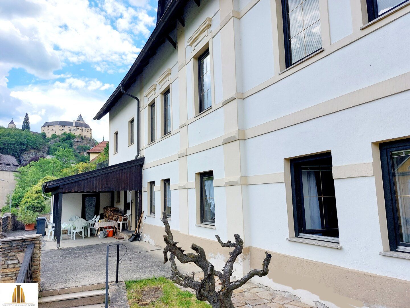 Ehemaliges Gästehaus im Villencharakter mit Blick auf die Rosenburg im Kamptal (Waldviertel)! 6,5 km von Horn entfernt! - Ansicht 4