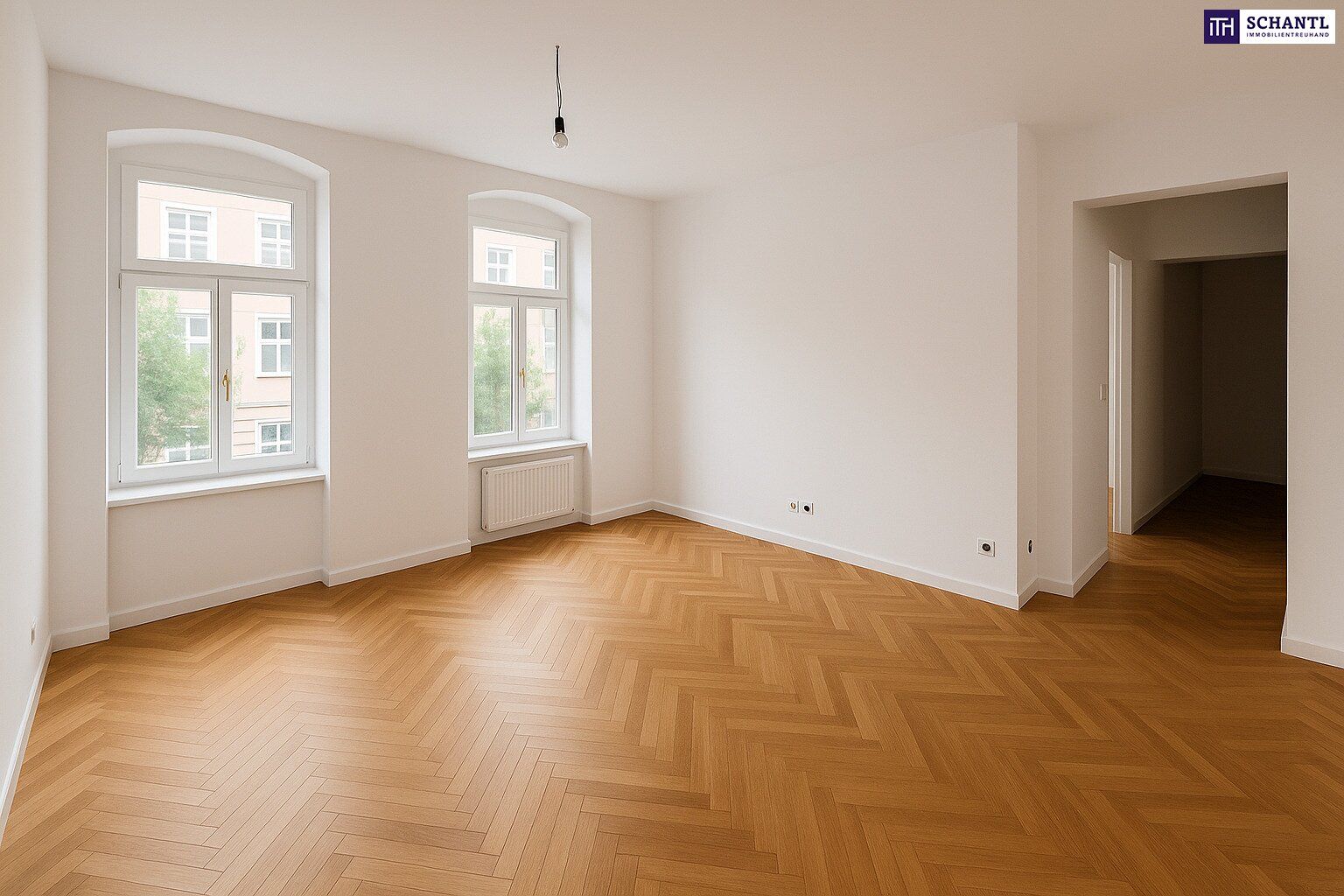 ***Eleganter Wohntraum mit Altbauflair - 2-Zimmer-Wohnung in der Thaliastraße - hochwertiger Sanierung + Klimaanlage & Luftwärmepumpe***