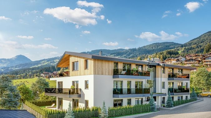 KITZIMMO-exklusive Neubau-Gartenwohnung Kirchberg in Tirol.