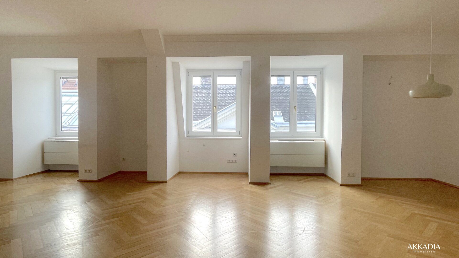 Dachgeschosswohnung mit Dachterrasse und Blick auf den Stephansdom