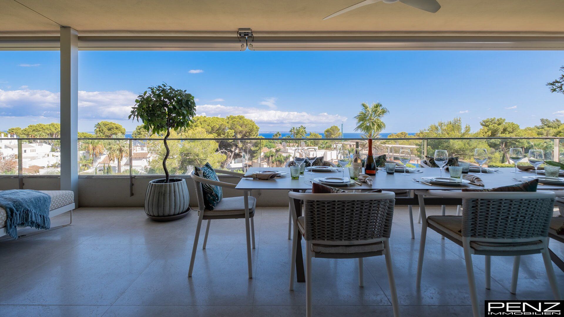 MALLORCA Sol de Mallorca: Außergewöhnlich, atemberaubende Luxuswohnung mit Meerblick - Ansicht 2