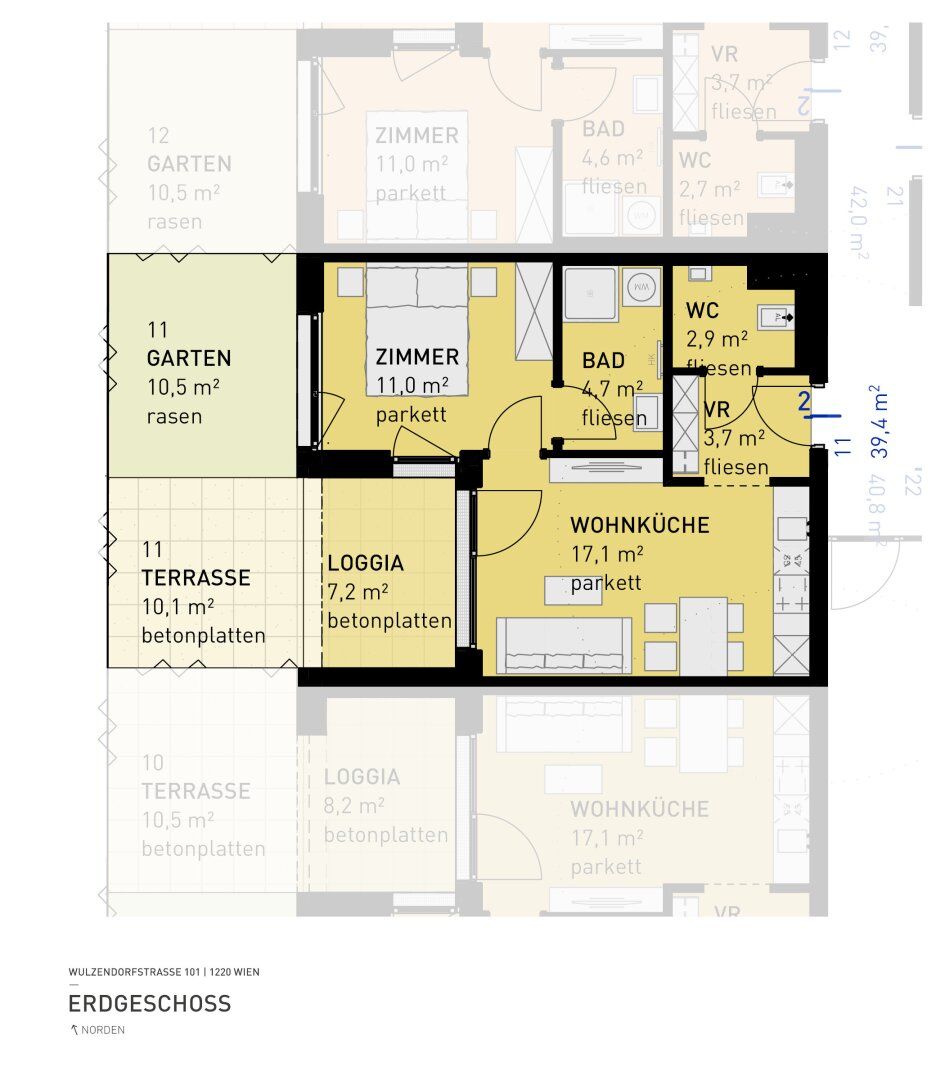 Wohnung – Wien, Seestadt, Aspern - Mehr