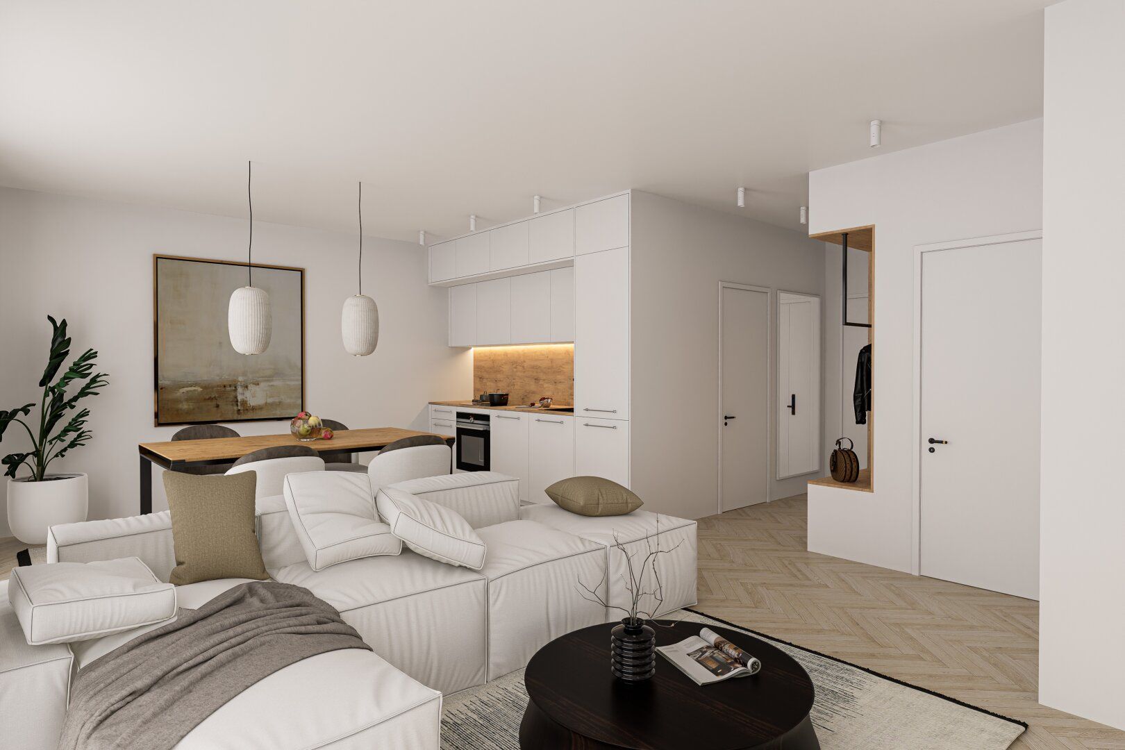 Lichtdurchflutete & Stilvolle 3 -Zimmerwohnung mit Weitblick – další