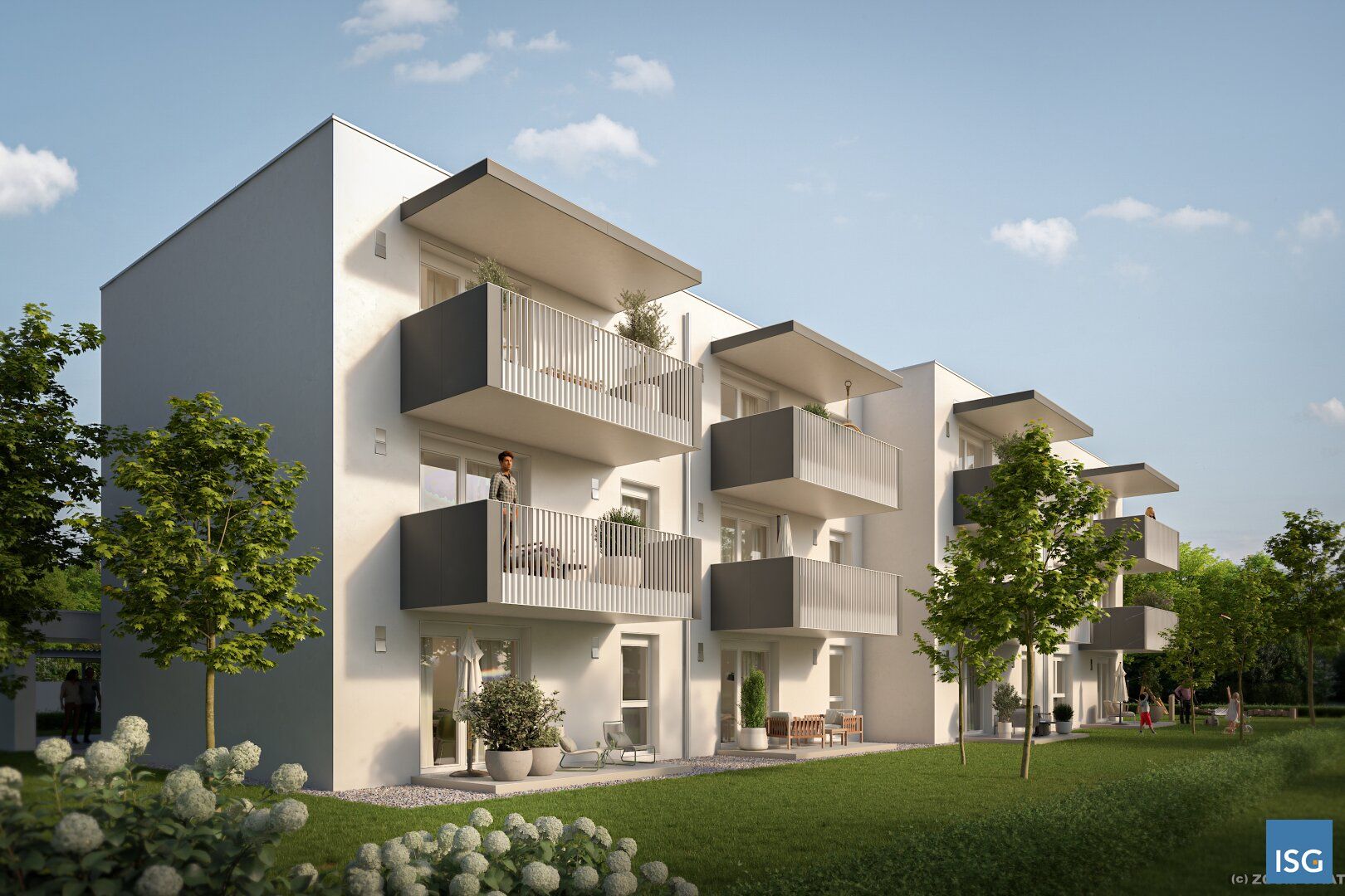 Neubau Mietkauf! 3-Zimmer mit Eigengarten, Carport, Top 1