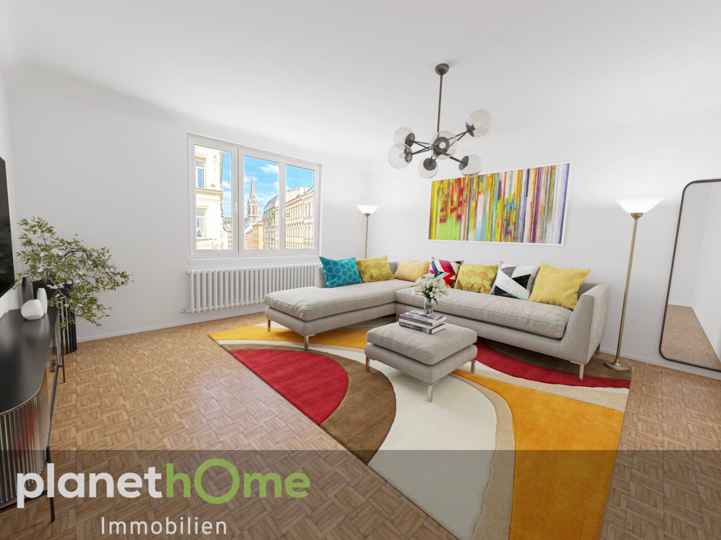 Sehr sympathische 2-Zimmer-Wohnung mit Weitblick in absoluter Bestlage!