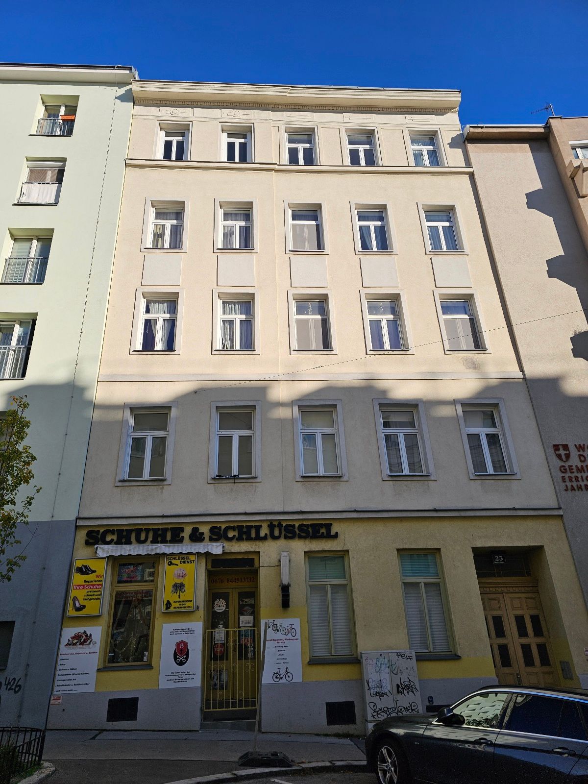 Sofort verfügbar: ruhige 4 Zimmer Wohnung, 92 qm, U3 Schlachthausgasse zu verkaufen