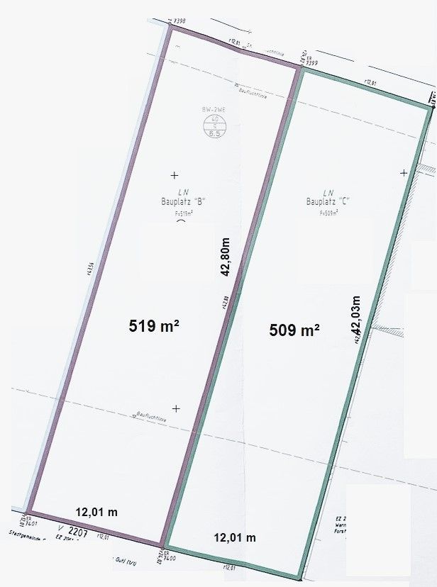 ++ BAUGRUND ++ Kapellerfeld - ca. 509 m² für Ihr TRAUMPROJEKT - Ansicht 4