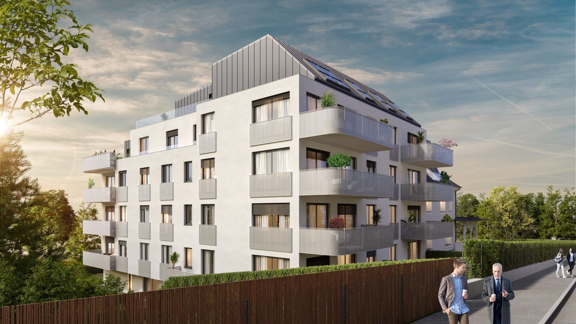 TWIN ESTATES Sonnige 2 Zimmerwohnung mit großzügigem Balkon