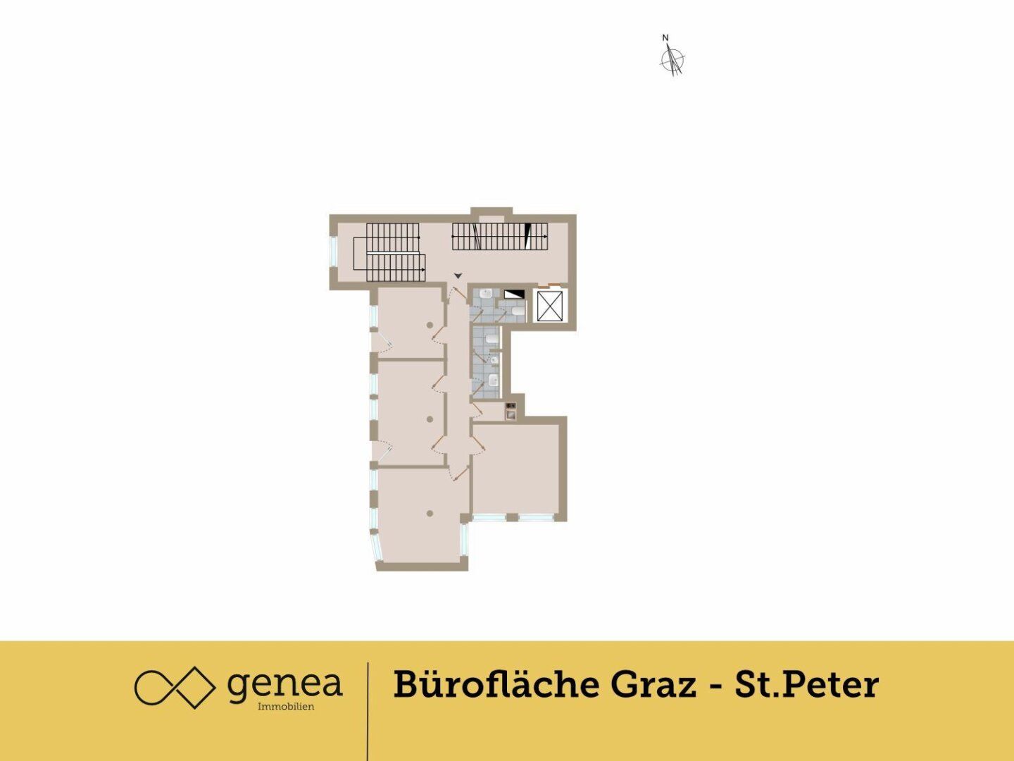 Helles Büro im 3. Stock mit Balkon - Graz St. Peter - Ansicht 2