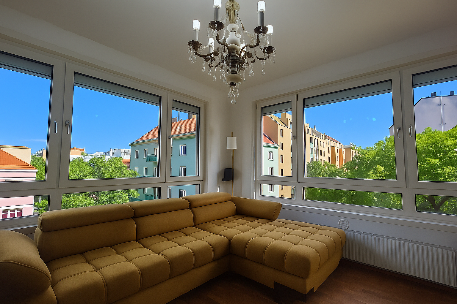 Exklusiv renoviert; Perfekter Grundriss mit grandiosen Grünblick; Sonnwendviertel; Provisionsfrei!