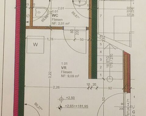 Plan Eingangsbereich