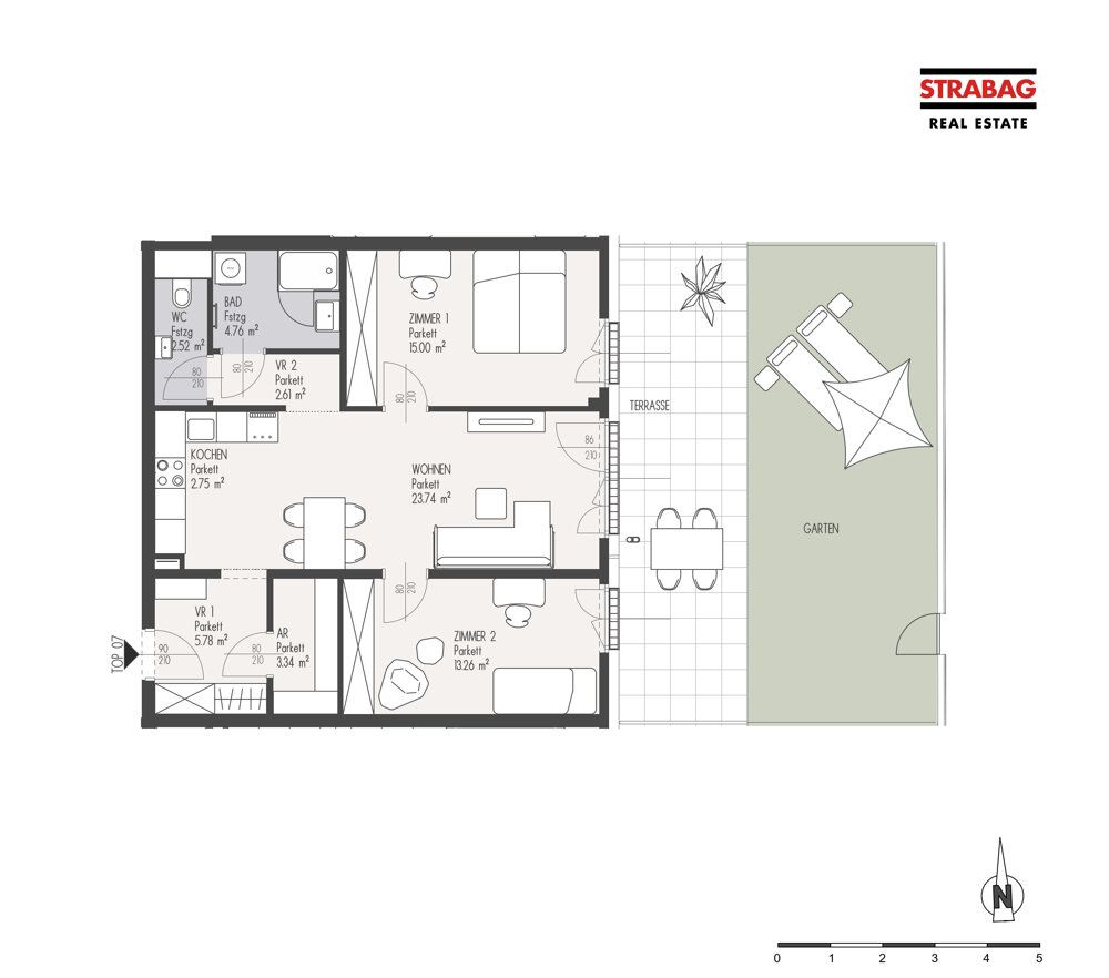 Wohnung – Wien, Neu-Erlaa, Katastralgemeinde Erlaa - Ansicht 2