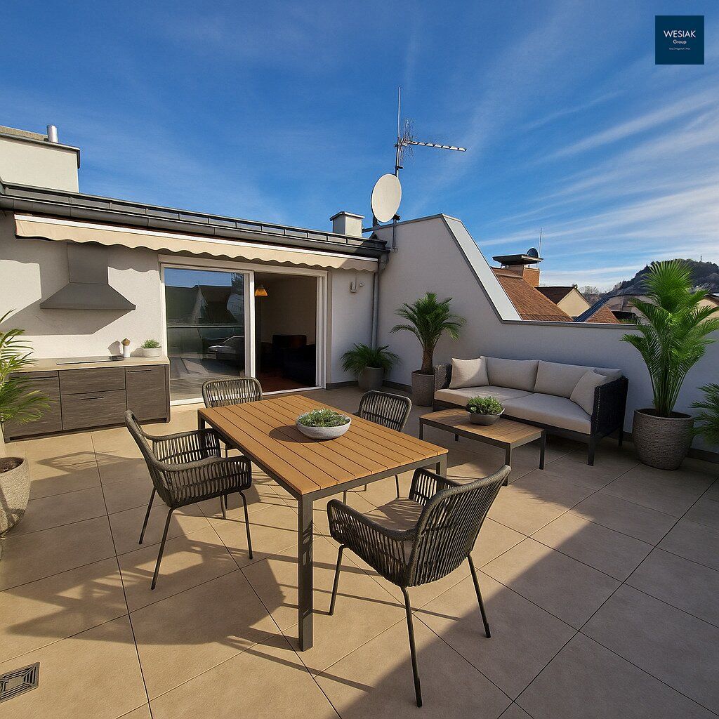 Jakoministraße 17/10 - Traumhafte 3-Zimmer-Wohnung mit sonniger Terrasse und Carpot in zentraler Lage