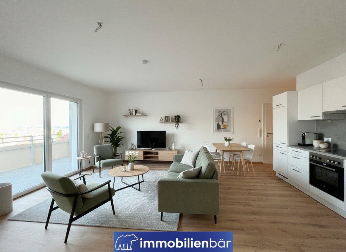 ERSTES MONAT MIETFREI - moderne barrierefreie Wohnung mit Balkon und tollem Fernblick - inkl. Küche - Top 14