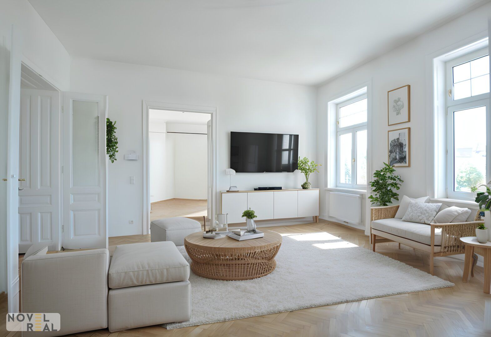 Gepflegtes Wohnen mit viel Platz - 4 Zimmer Etagenwohnung mit Loggia in zentraler Lage