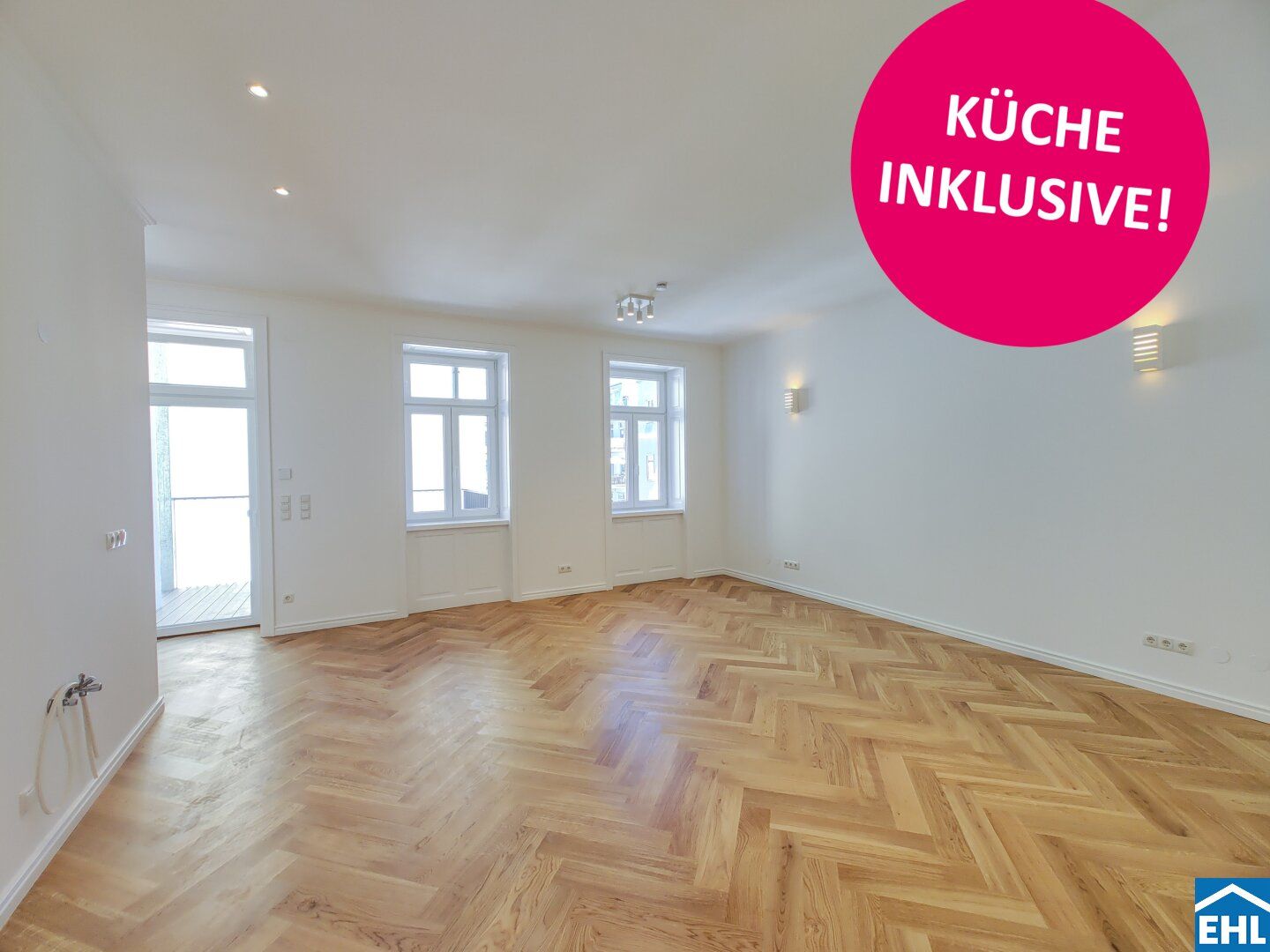 Historischer Glanz und zeitgemäßer Komfort: Ihr neues Zuhause in Wien - jetzt inklusive Küche!