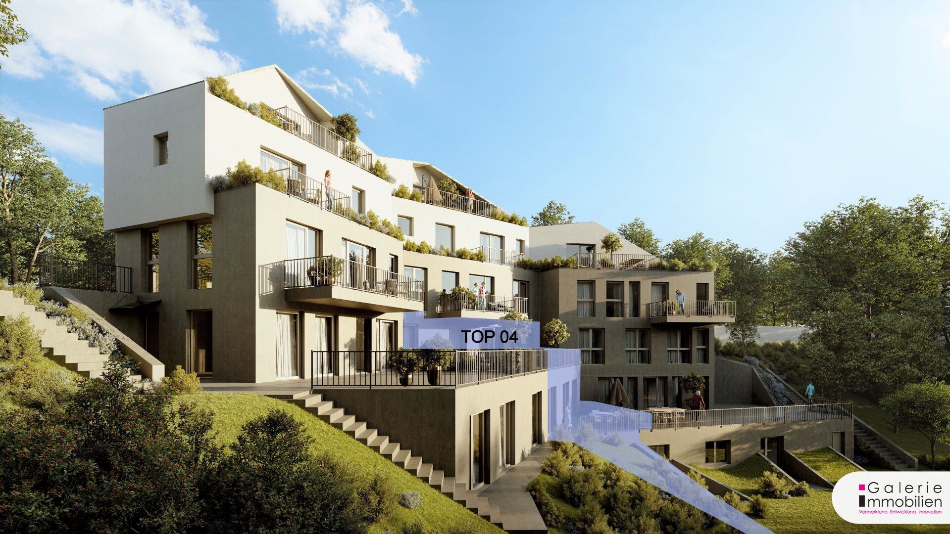 Projekt Schömergasse - 6 exquisite Wohnungen mit Freiflächen und Parkplatz mit E-Anschluss