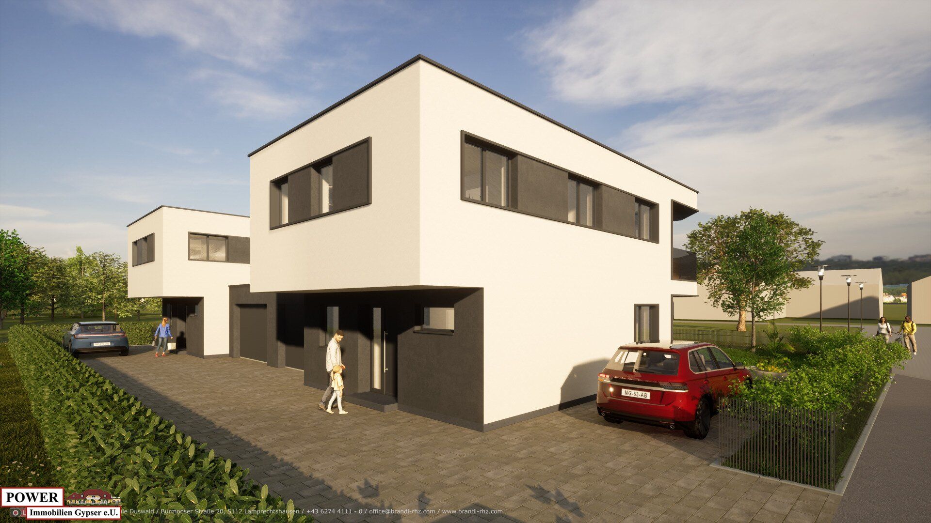 Letzte Chance - Moderne Doppelhaushälfte in Lochen am See - Erstbezug mit Balkon und zwei Garagen!