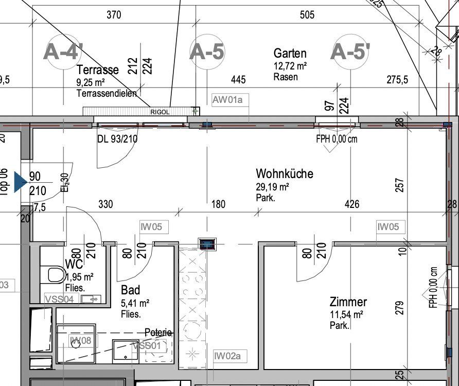 Moderne 2-Zimmer-Wohnung mit Garten + Terrasse ab JUNI 2025