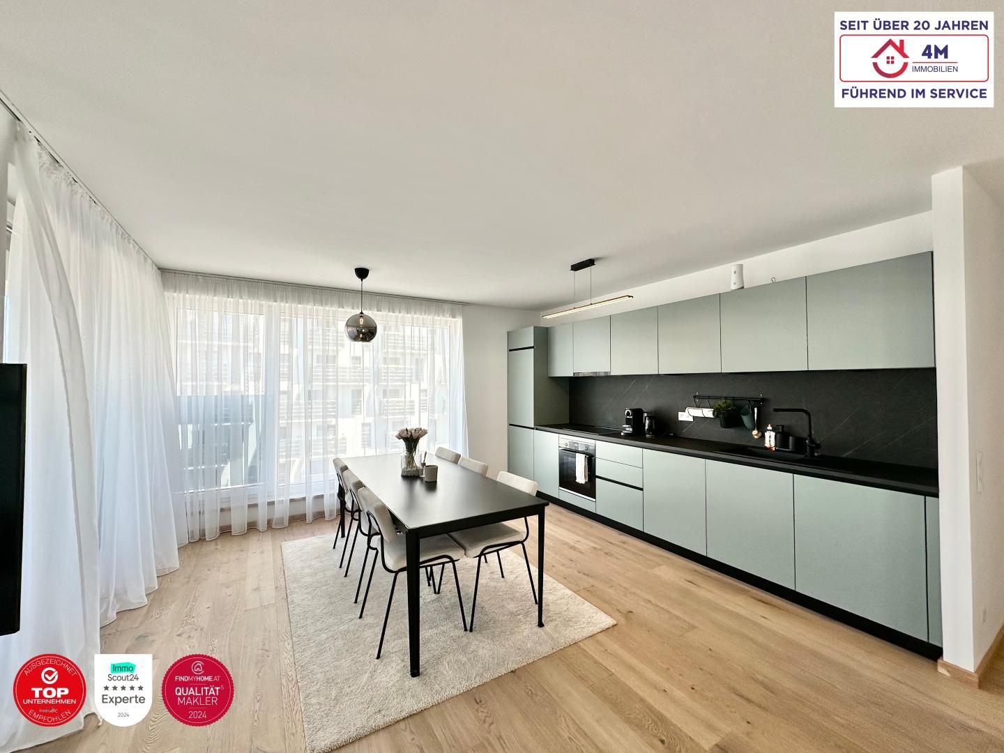 *HOCHWERTIGE 2-ZIMMER WOHNUNG IN TOP LAGE*: Moderne Einrichtung, Klimaanlage, Fußbodenheizung und Loggia in Wien 1200