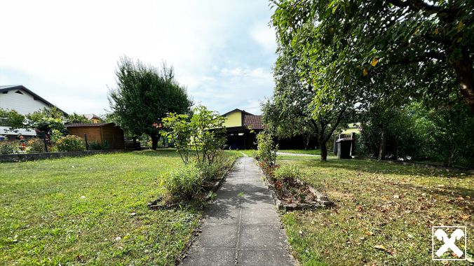 Garten - Blick gen Süden und Schuppen