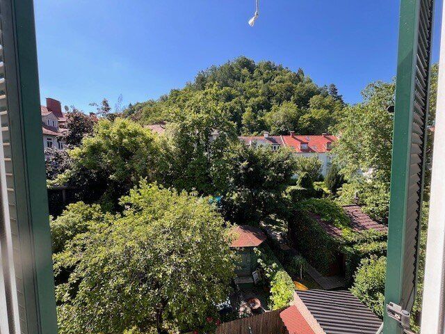 GEIDORF: HELLE 2 ZIMMER ALTBAUWOHNUNG MIT SCHLOSSBERGBLICK IN UNI-NÄHE