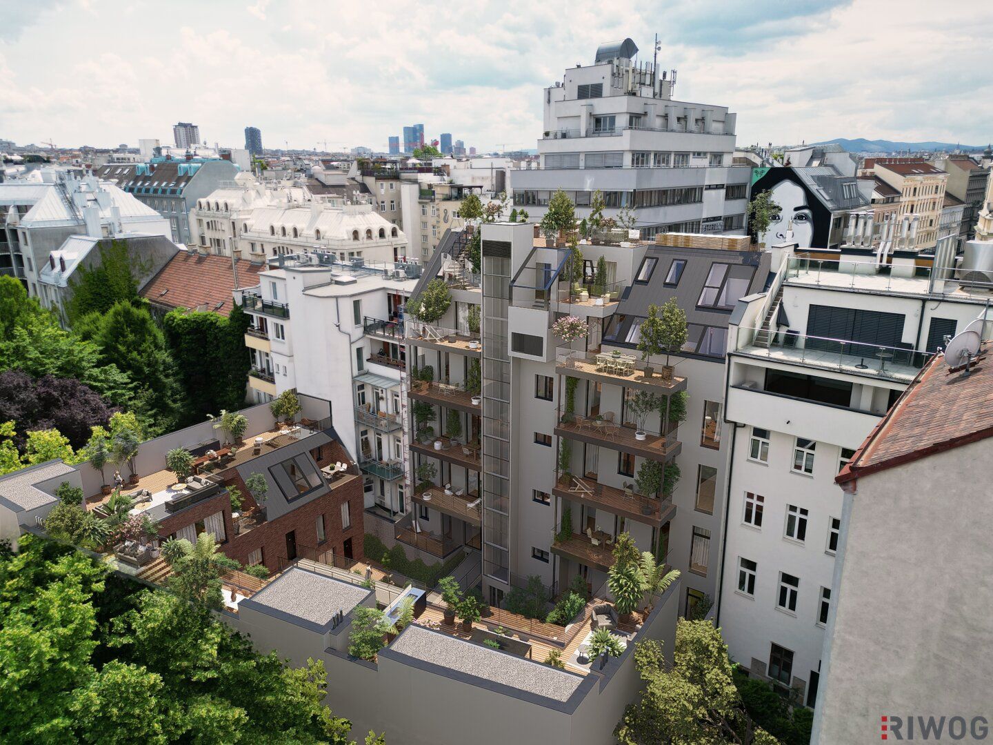 GROHGASSE 10 | großzügig geplante 4-Zimmer Altbauwohnung mit Innenhofbalkon | Fernwärme plus Fußbodenkühlung