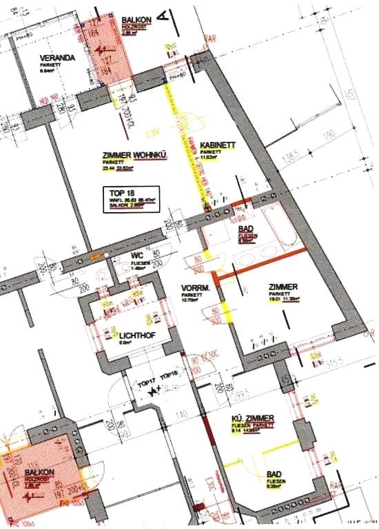 Herrliche Altbauwohnung mit Balkon in sehr beliebter und verkehrsgünstiger Lage in Gersthof beim Türkenschanzpark