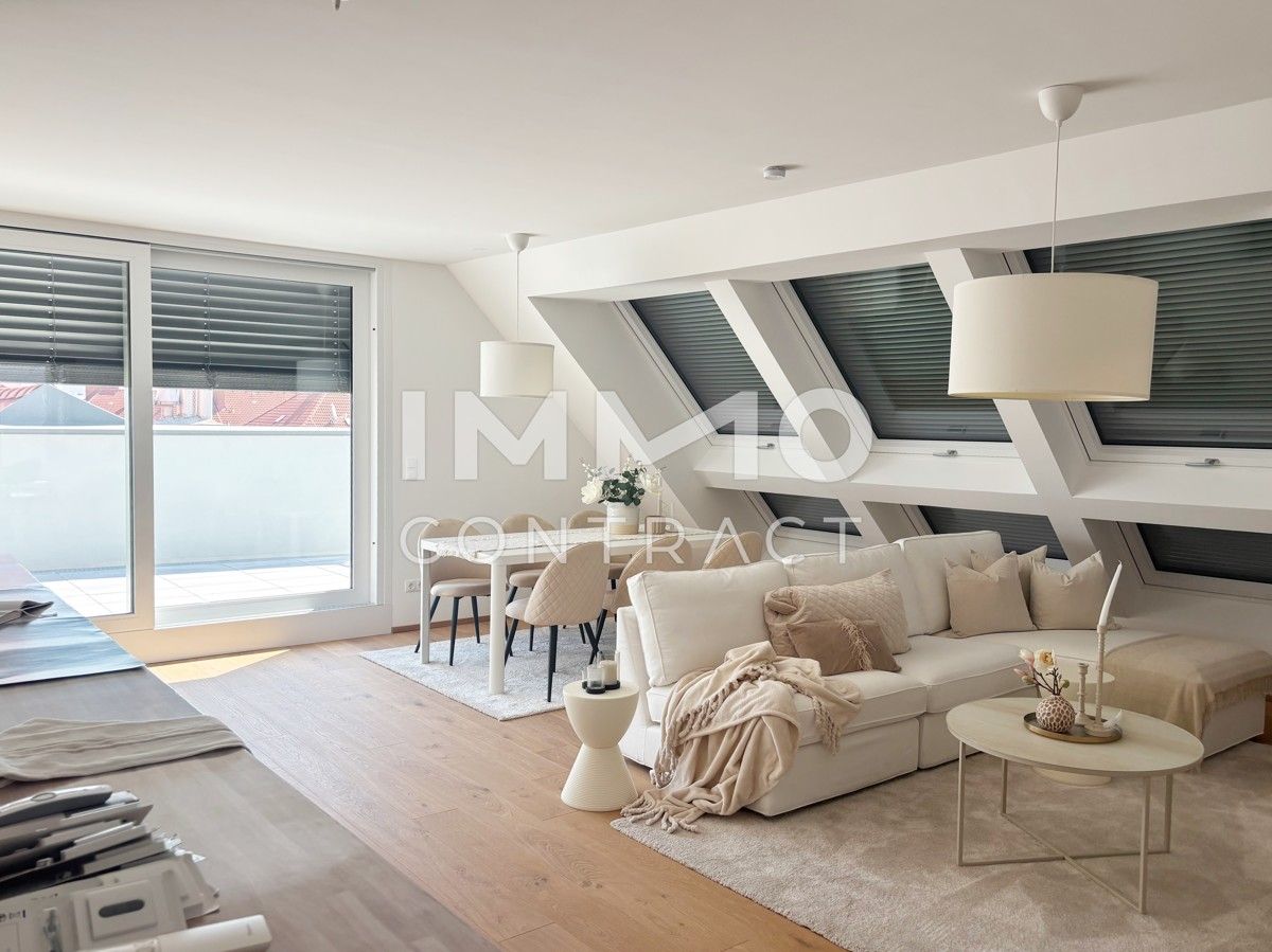 Luxuriöse 4-Zimmer-Dachgeschosswohnung über den Dächern Wiens - mit privater Dachterrasse