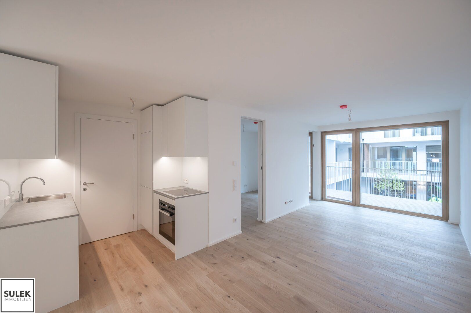 charmant, hochwertig, zentral: 2 Zimmer Erstbezug mit Süd-Loggia im Projekt Apollogasse 18