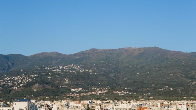 herrlicher Blick zu den Bergen des Pilion